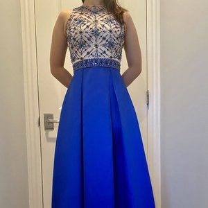 Camille La Vie Maxi Dress | Royal Blue | Size 00